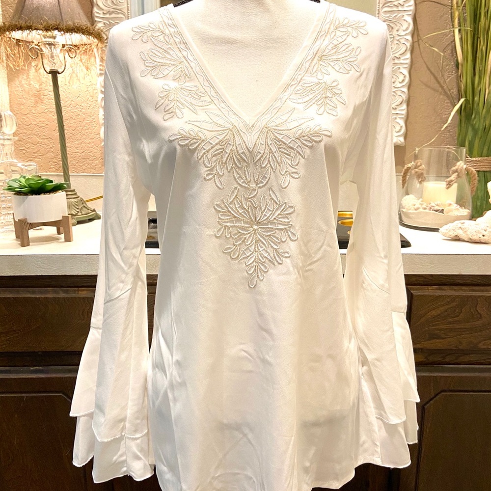 Bell Sleeve Boho Top by Vintage Kyra